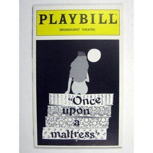 Once Upon a Mattress Playbill 1997 Sarah Jessica Parker Mary Lou Rosato Hibbard